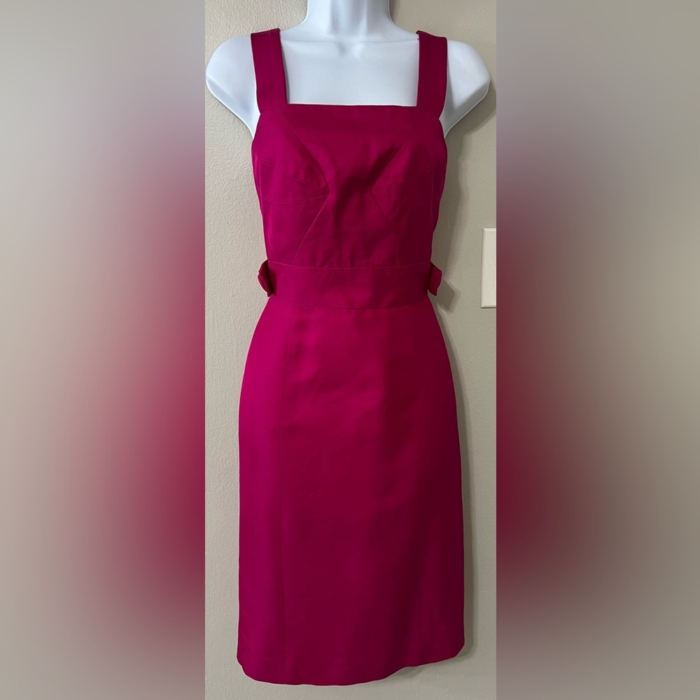 Vintage 90s DAO Chloe DAO Pink Sheath Cocktail Dress 2